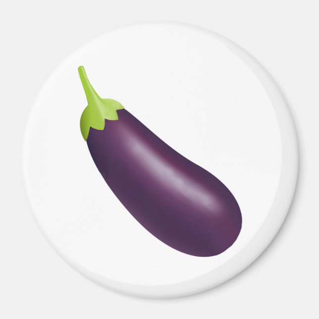 Imã EggPlant Emoji (Frente)