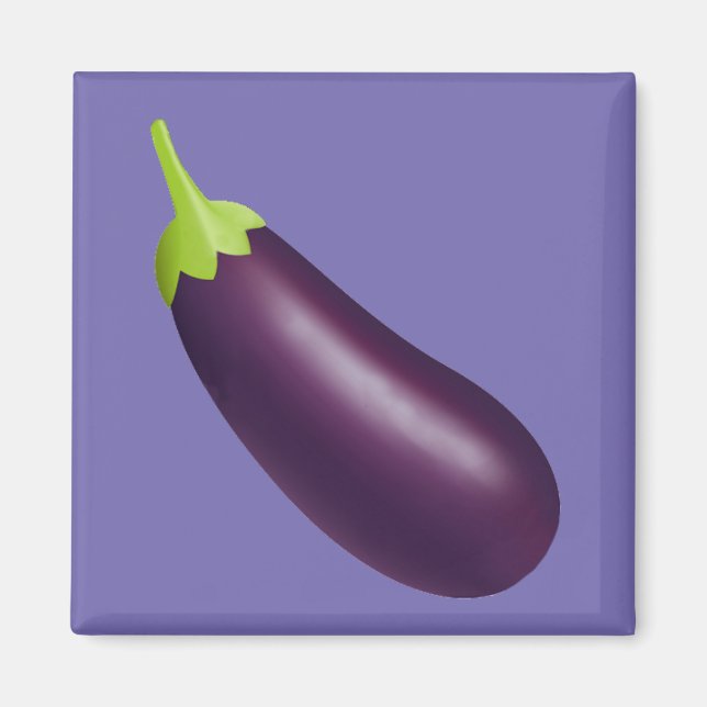 Imã EggPlant Emoji Magnet (Frente)