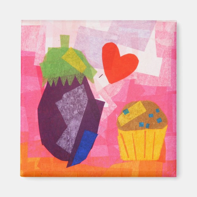 Imã EggPlant Love (Frente)