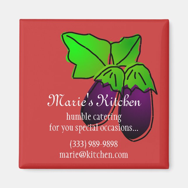 Imã EggPlant Magnet (Frente)