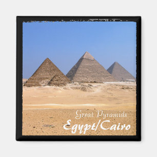 Imã Egito, Cairo, Pirâmides, Giza No.3 (Magnet)