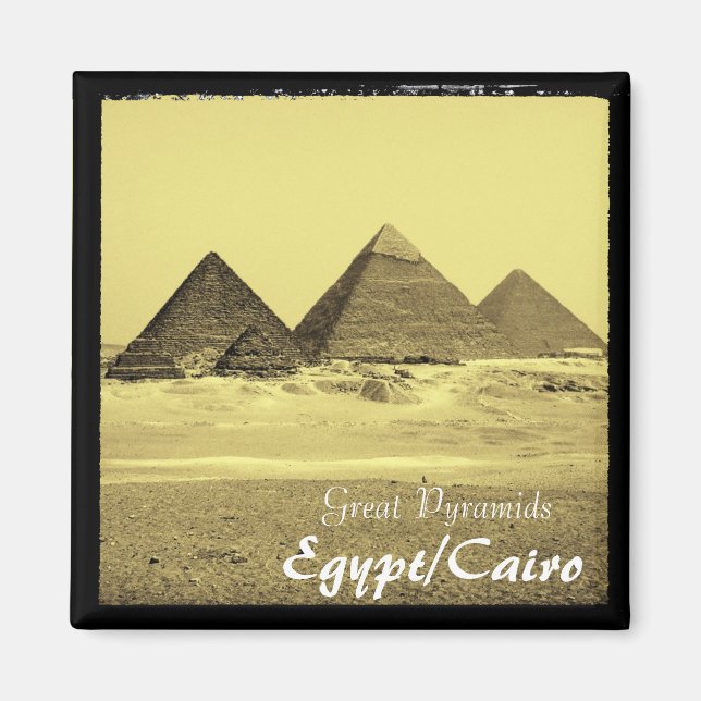Imã Egito, Cairo, Pirâmides (Magnet) (Frente)