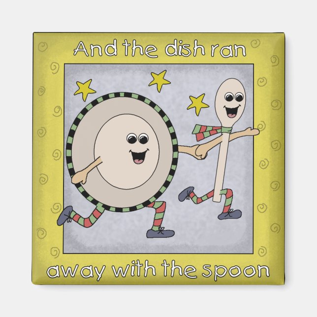 Imã Ei Diddle Diddle, Nursery Rhyme Magnet (Frente)