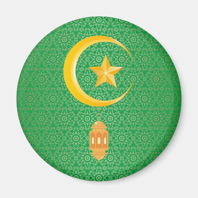 Imã Eid al Fitr Mubarak Ramadan Kareem Lua Estrela (Frente)