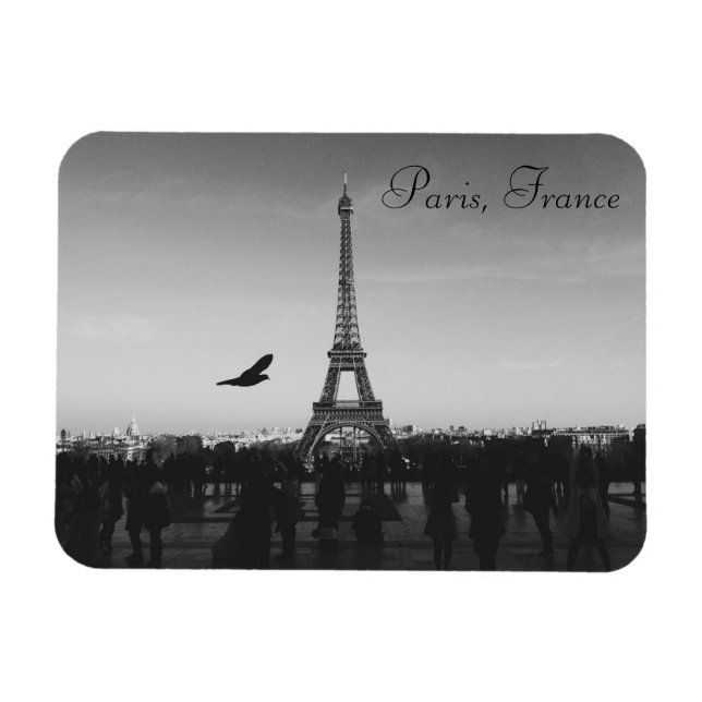 Ímã Eiffel Tower, Paris, França Magnet (Horizontal)