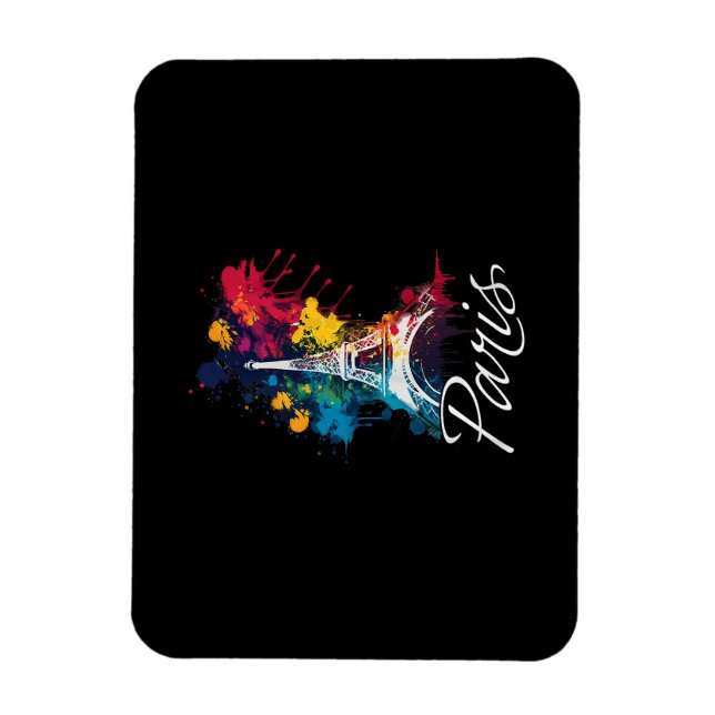 Ímã Eiffel Tower Paris Girls Viagem Holiday France Sou (Vertical)