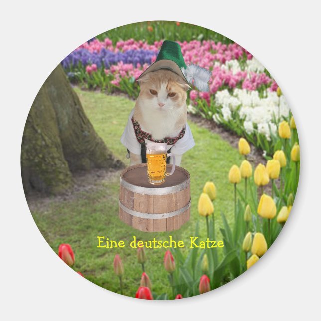 Imã Eine deutsche Katze (Frente)