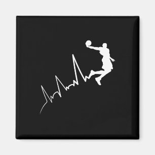 Imã Ekg Frequência Do Jogador De Bysketbyll Dunki