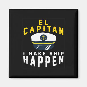 Imã El Capitan Eu Faço o Navio Acontecer Capitão Engra