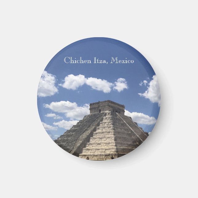 Imã El Castillo – Chichen Itza, Mexico Magnet (Frente)