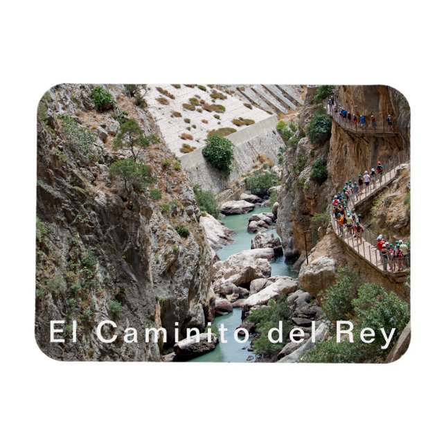 Ímã El Chorro - El Caminito del Rey. Ver 1. (Horizontal)
