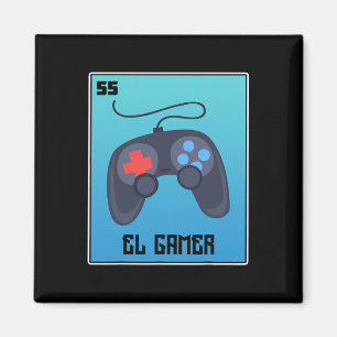 Imã El Gamer Video games Engraçado Loteria Mexicana Pa