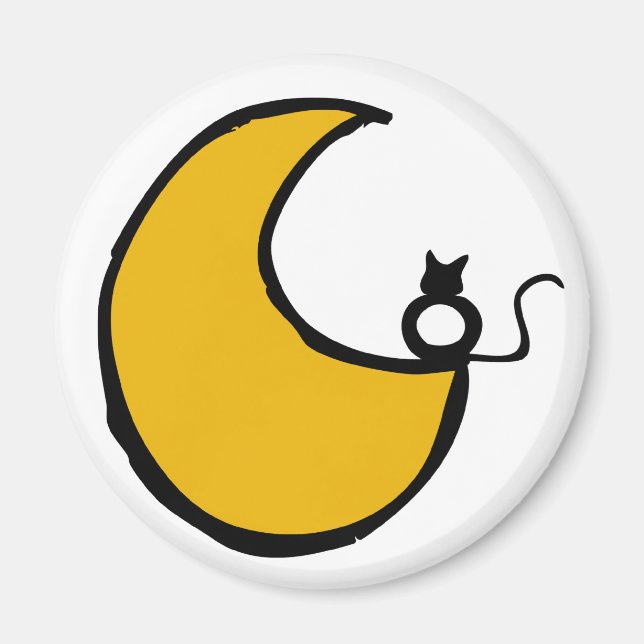Imã El gato y la luna (Frente)