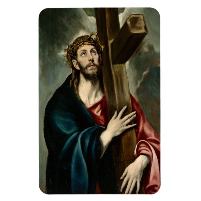 Ímã El Greco - Carregando Cristo Da Cruz (Vertical)