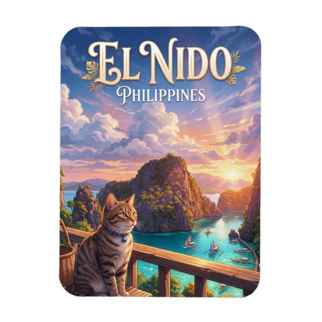 Ímã El Nido Filipinas (Vertical)