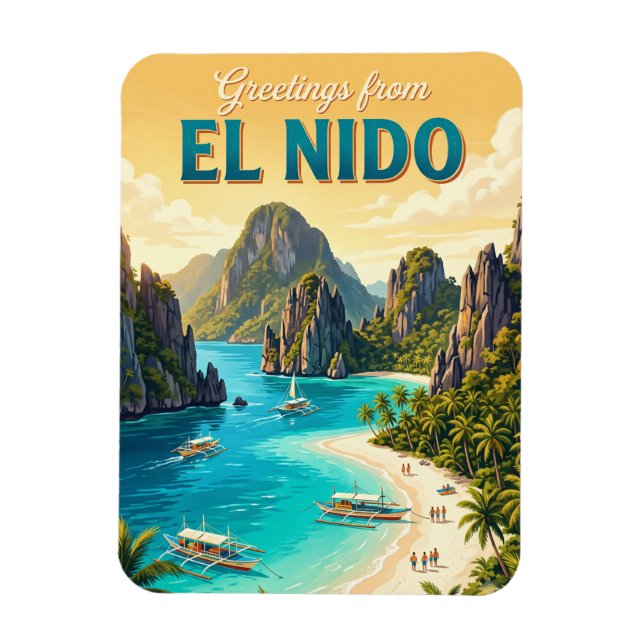 Ímã El Nido Filipinas (Vertical)