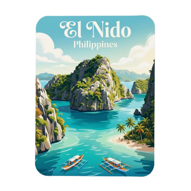 Ímã El Nido Filipinas (Vertical)