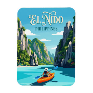 Ímã El Nido Palawan, Filipinas, caiaque