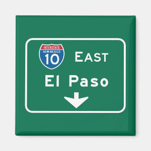 Imã El Paso, sinal de estrada de TX