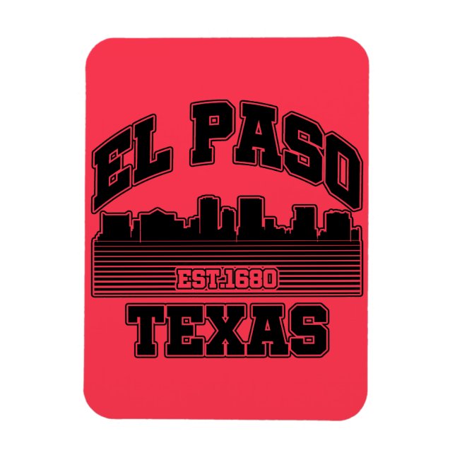 Ímã El Paso, Texas (Vertical)