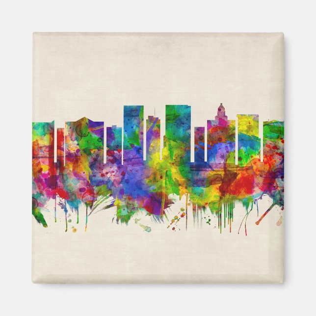 Imã El Paso Texas Skyline (Frente)