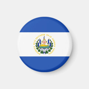 Imã El Salvador Flag Magnet