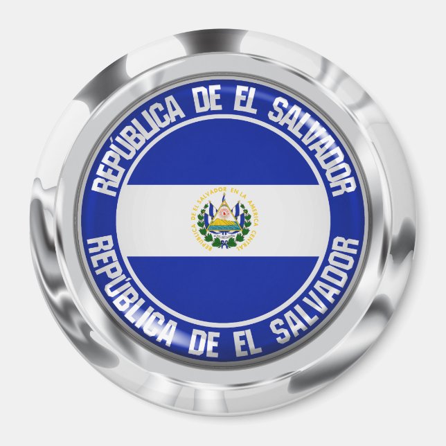 Imã El Salvador Round Emblem (Frente)