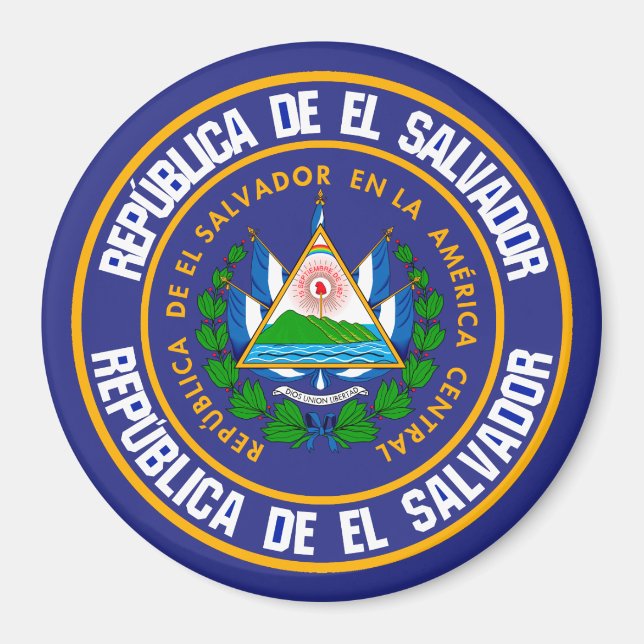 Imã El Salvador Round Emblem (Frente)