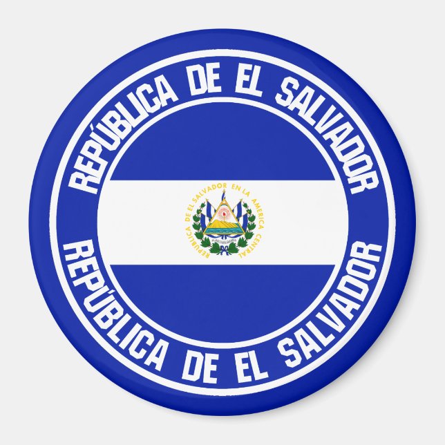 Imã El Salvador Round Emblem (Frente)