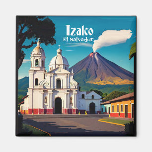 Imã El Salvador   Viagem Izalco Retro