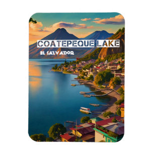 Ímã El Salvador Viagem Vintage Retro