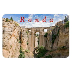 Ímã "EL Tejo" de Ronda com o Puente Nuevo.