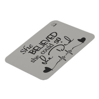 Ímã Ela Acreditou Imã de geladeira