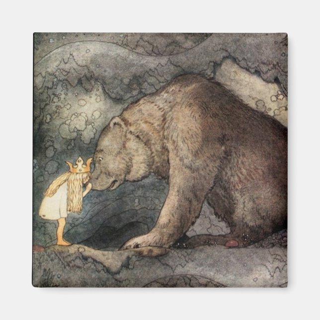 Imã Ela beijou o nariz do urso (Frente)