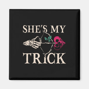 Imã Ela é a minha fantasia de Casal de Halloween