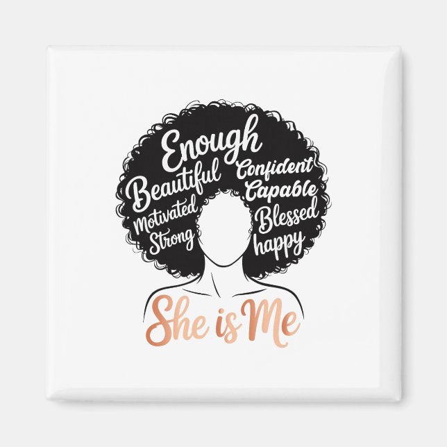 Imã Ela É Eu Empoderamento das Mulheres Negras Afro-Am (Frente)