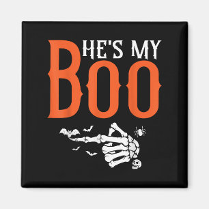 Imã Ela É Minha Boo Pijama De Halloween Combinando Cas