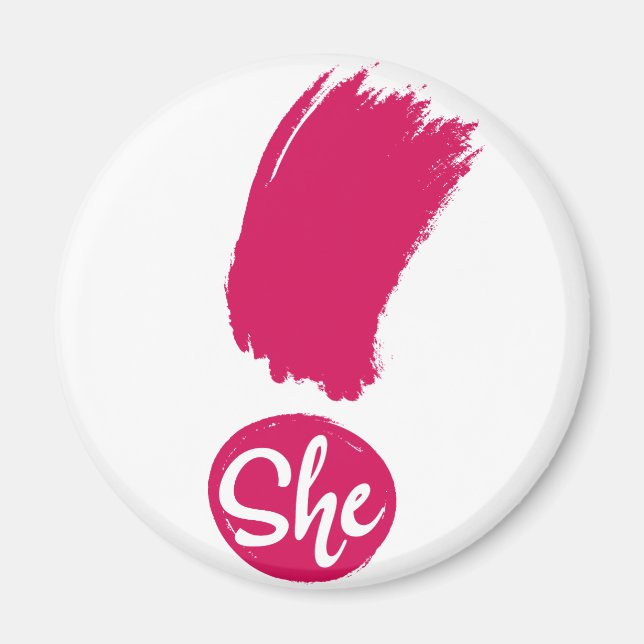 Imã Ela Exclamou Magnet (Frente)