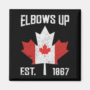 Imã Elbows Up Canada True North Strud Canadense
