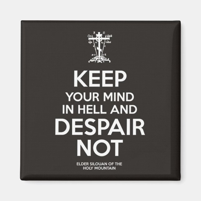 Imã Elder Silouan Magnet (Frente)