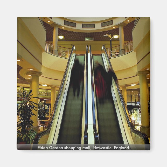 Imã Eldon Garden comprando shopping, Newcastle, Inglat (Frente)