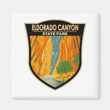 Eldorado Canyon State Park Colorado Vintage Art