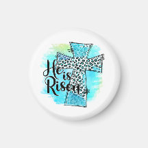 Ele é Risen Cross Páscoa