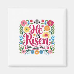 Imã Ele Está Risen Jesus Felz pascoa Cristão Ver