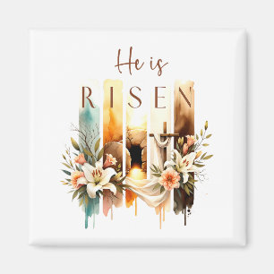 Imã Ele Ressuscitou Cruz Cristã Jesus Versículo Bíblic