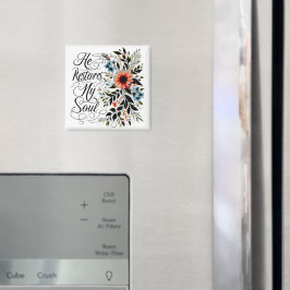 Imã Ele restaura minha alma floral