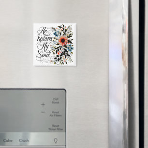 Imã Ele restaura minha alma floral