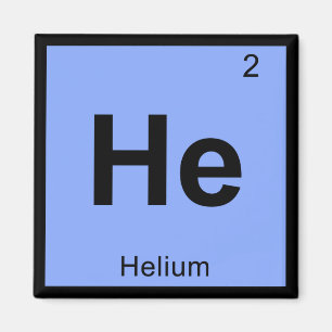 Imã Ele - Símbolo da Tabela Periódica Química do Hélio