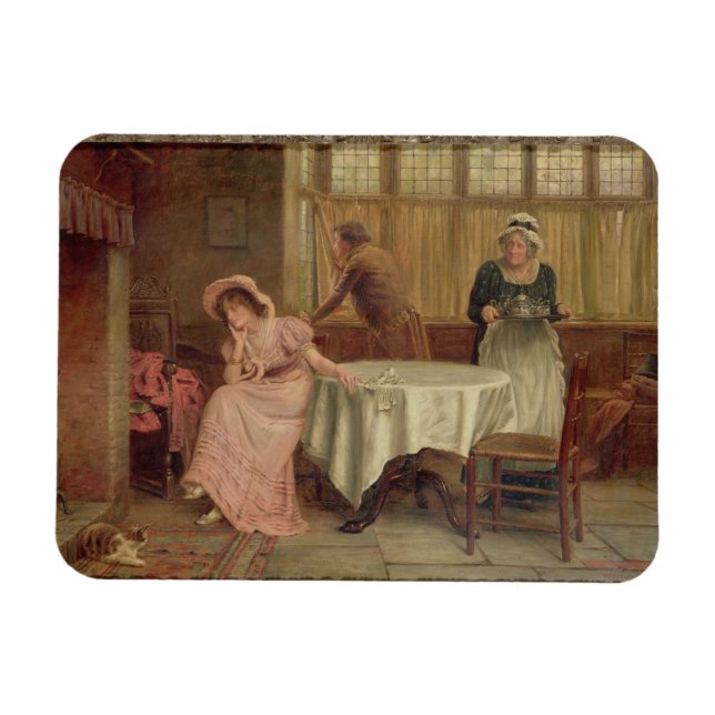 Ímã "Ele virá?" (óleo na canvas) (Horizontal)