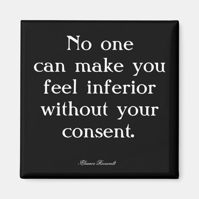 Imã Eleanor Roosevelt Quote Magnet (Frente)